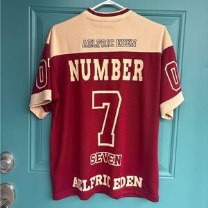 Aelfric Eden red racer tee